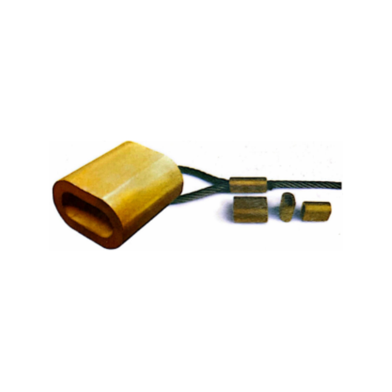 Ferrule Tembaga Oval Jerman untuk Crimping dan Pemutusan Tali Kawat